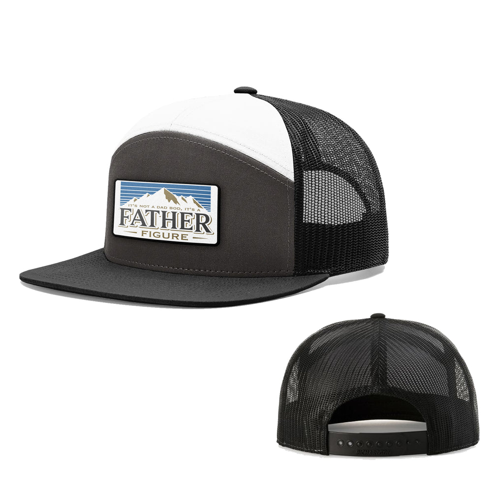 Dad Bod Father Figure Patch 7 Panel Hats