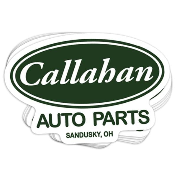 Callahan Auto Parts Vinyl Sticker - BustedTees.com