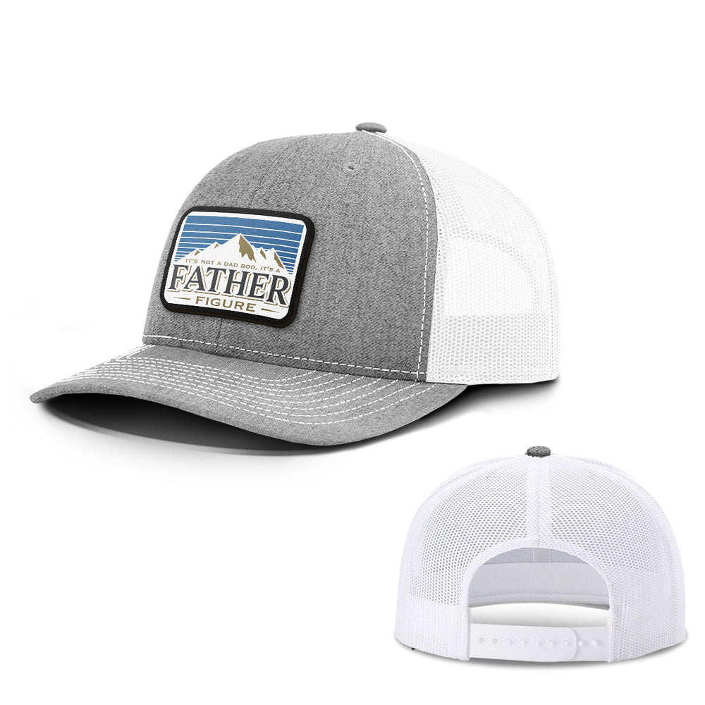 Dad Bod Father Figure Patch Hats - BustedTees.com