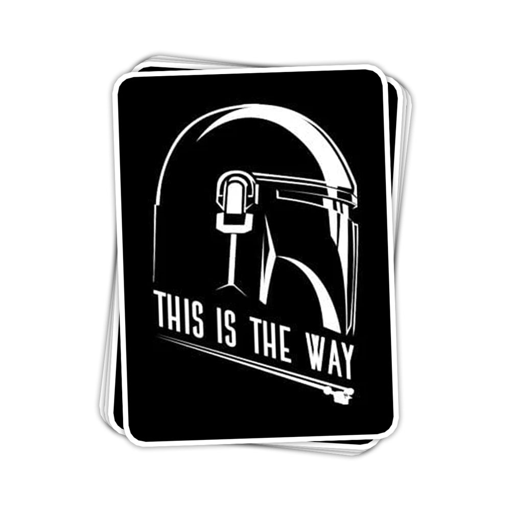 This Is The Way Vinyl Sticker - BustedTees.com