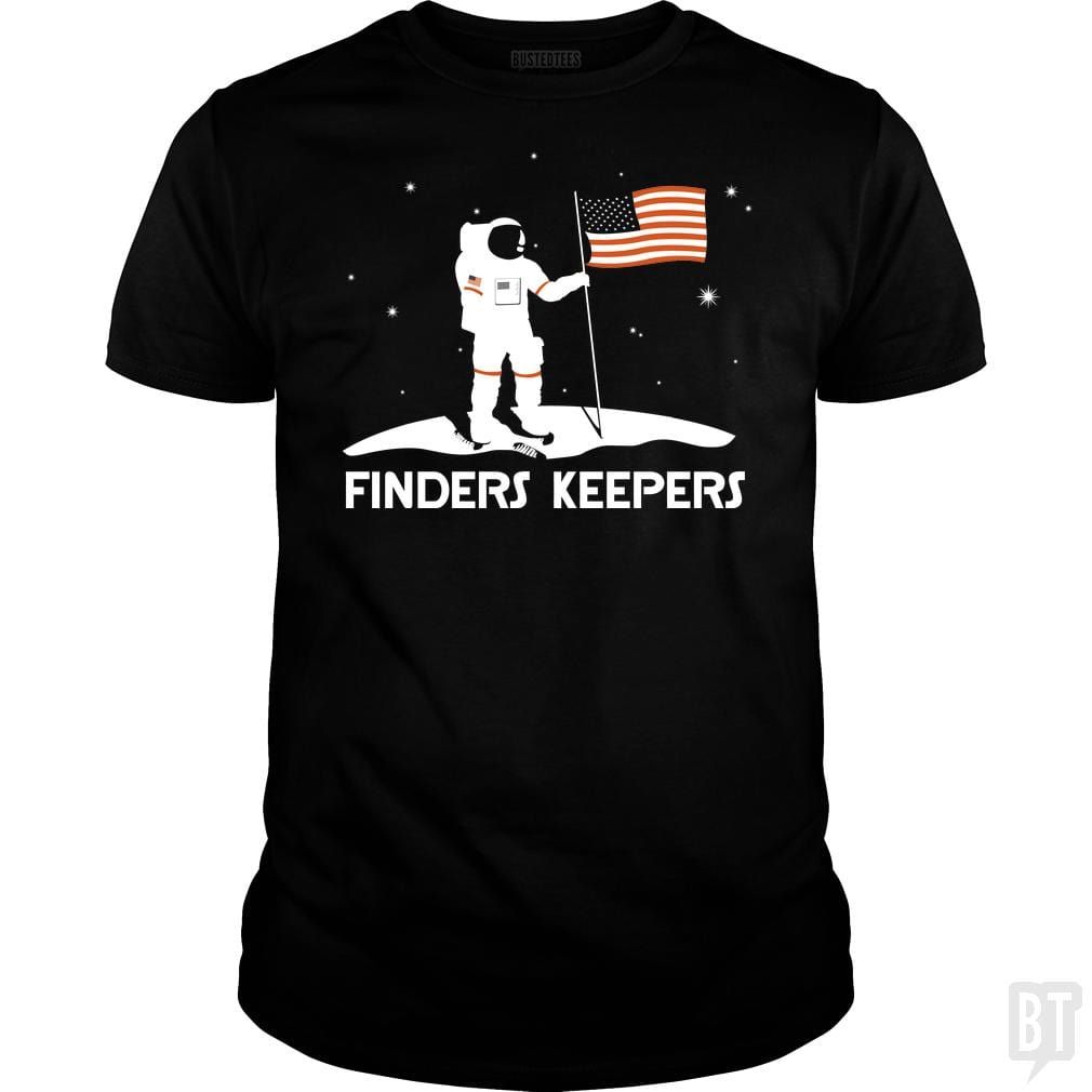 SunFrog-Busted BustedTees Classic Guys / Unisex Tee / Black / S Finders Keepers