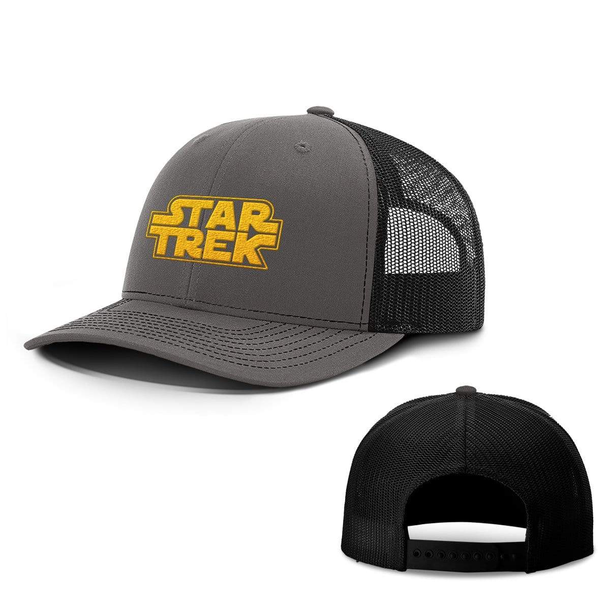 SunFrog-Busted Hats Snapback / Charcoal and Black / One Size Trek Wars Hats