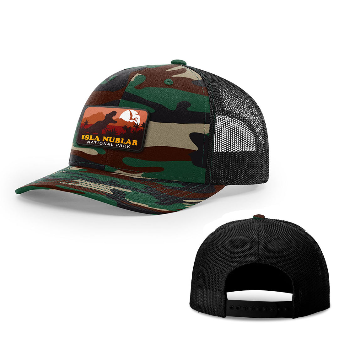 Isla Nublar National Park Patch Hats