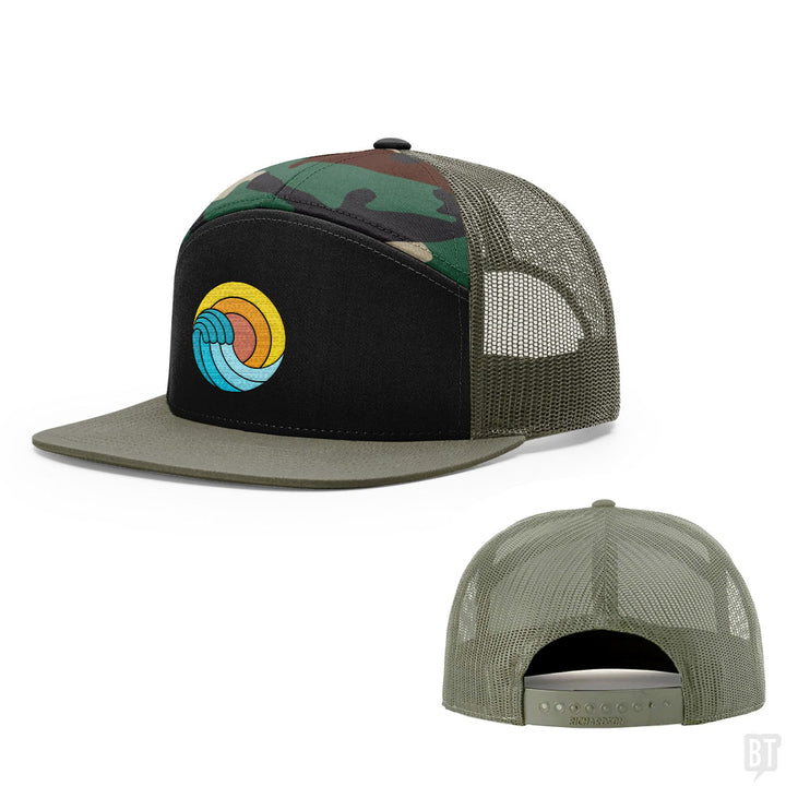 Retro Beach Wave Hats