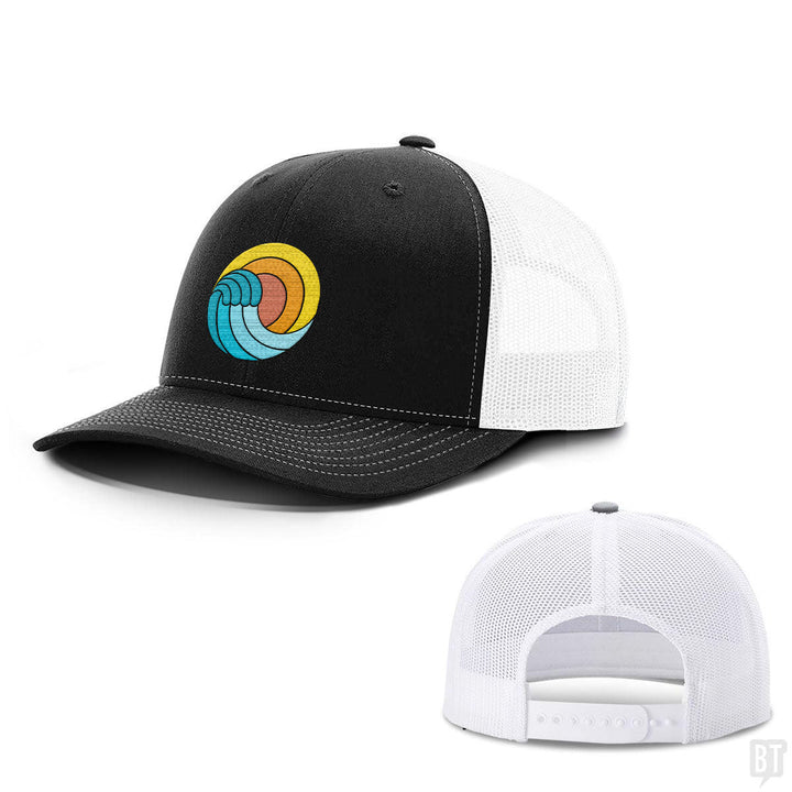 Retro Beach Wave Hats