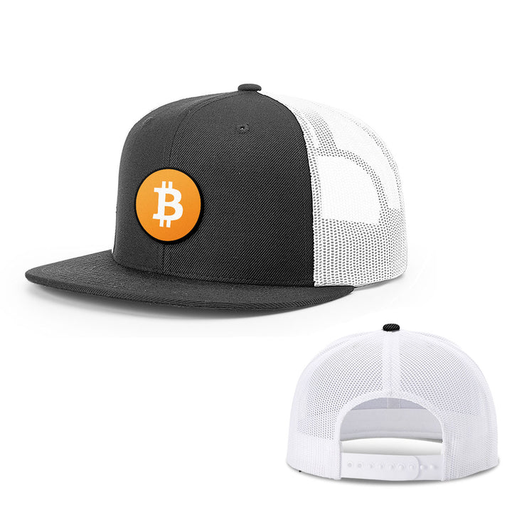 Bitcoin Logo Patch Hats