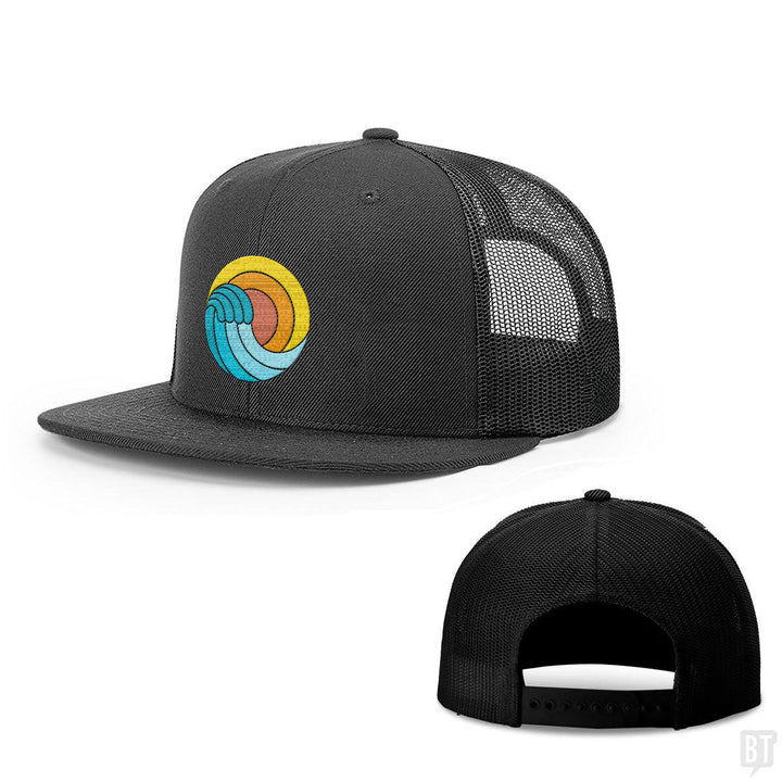 Retro Beach Wave Hats