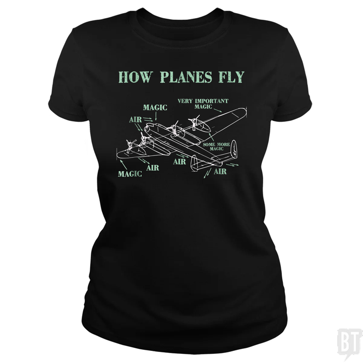 How Planes Fly Funny Aerospace Engineer Pilot