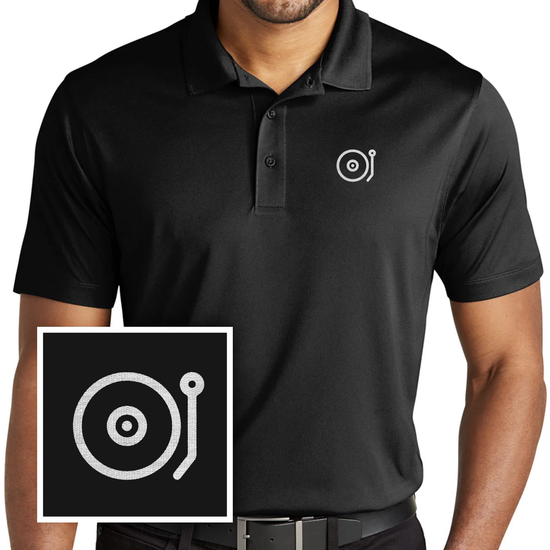 Turntable Music Polo Shirt