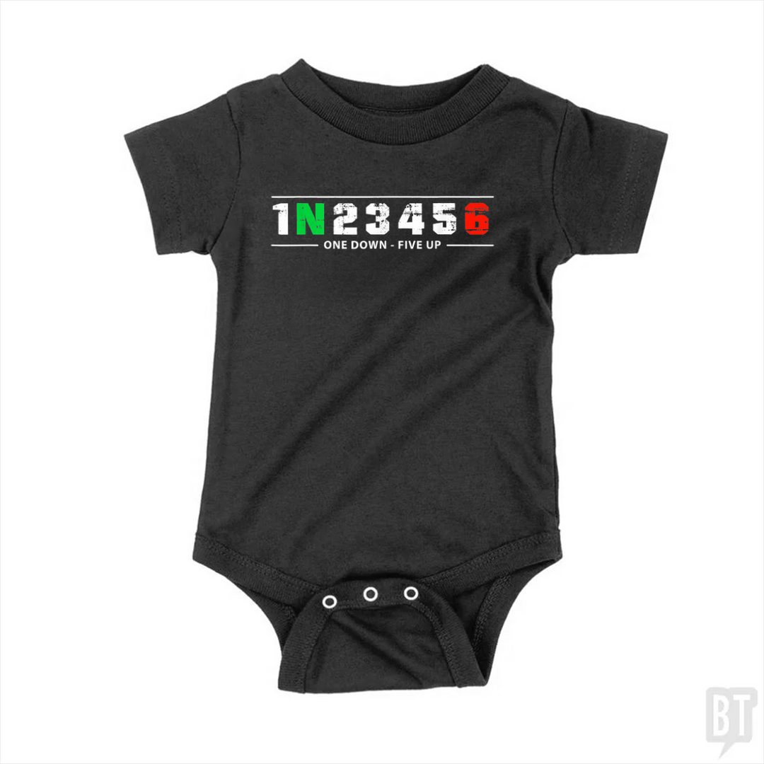 Motorcycle Shift Baby One-Piece