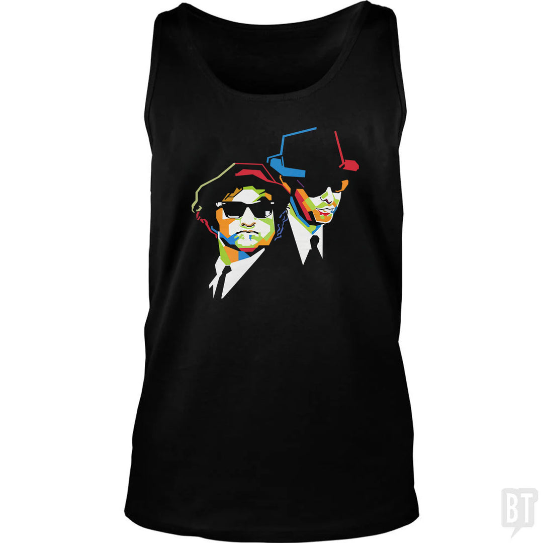 Blues Brothers Cubism Tank Top