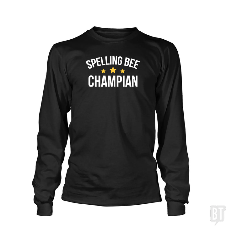 Spelling Bee Champion  Long Sleeve
