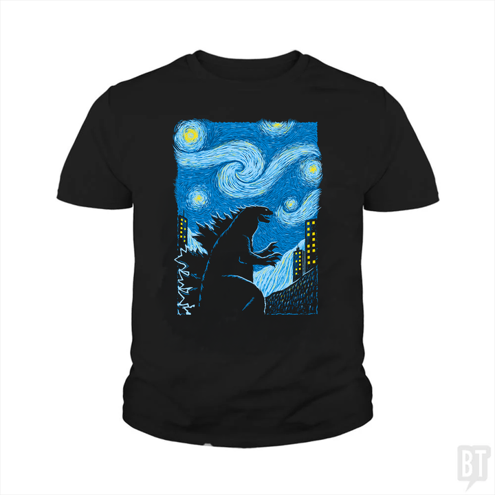 Gogh-Zilla Kids Shirt