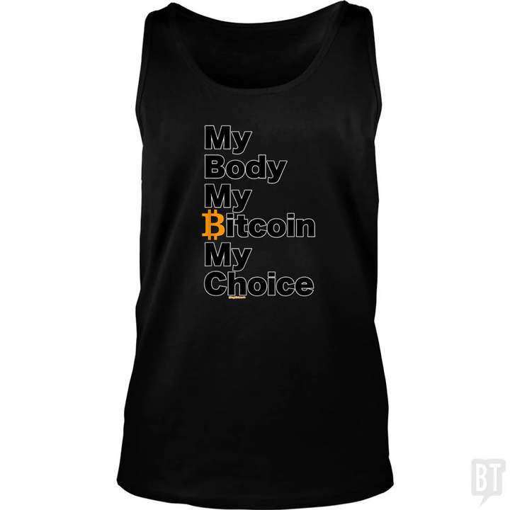 My Body My Bitcoin Tank Top