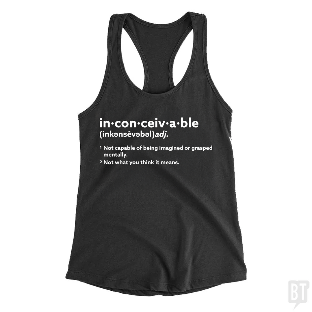 Inconceivable Definition Tank Top