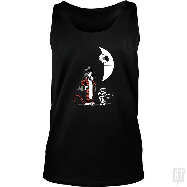 Darth Hobbes and Calvin Trooper Tank Tops