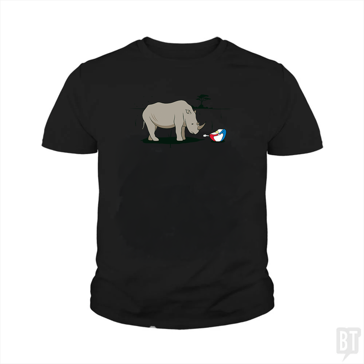 Sad Rhino Kids Shirt