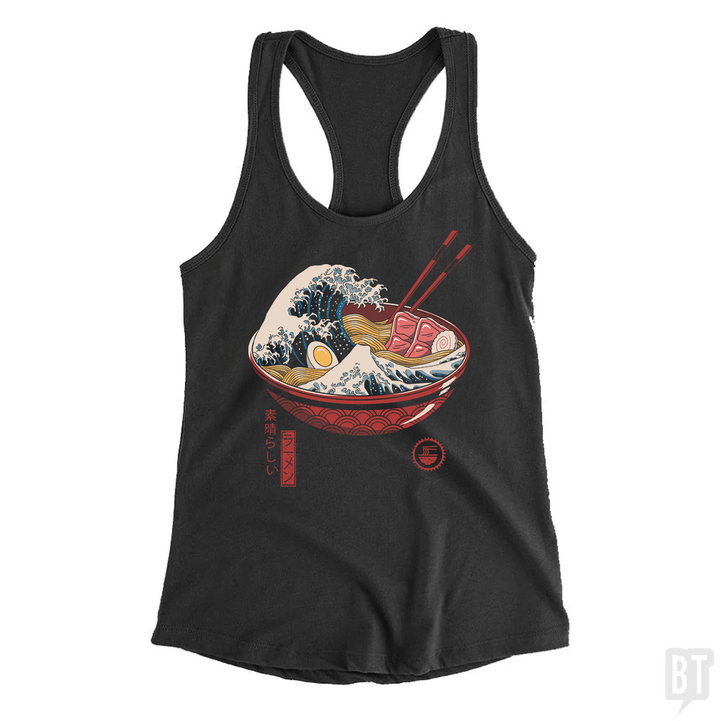 Great Ramen Wave Tank Top