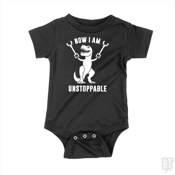 Now I Am Unstoppable Baby One-Piece