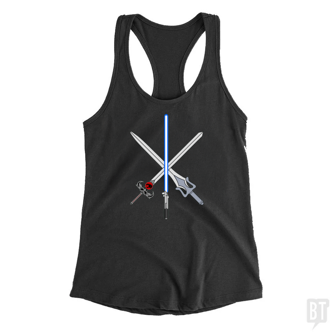 Choose Your Sword Tank Tops