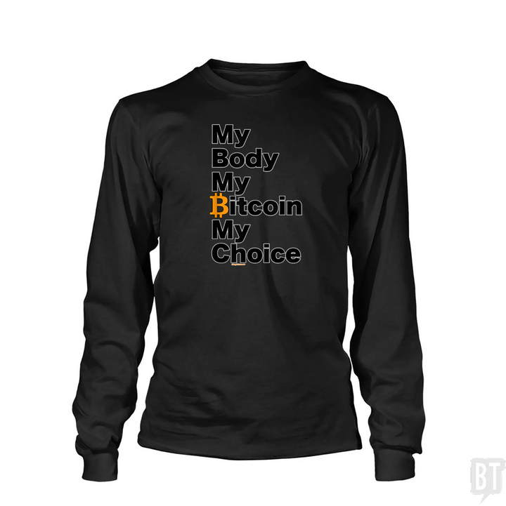 My Body My Bitcoin Long Sleeve