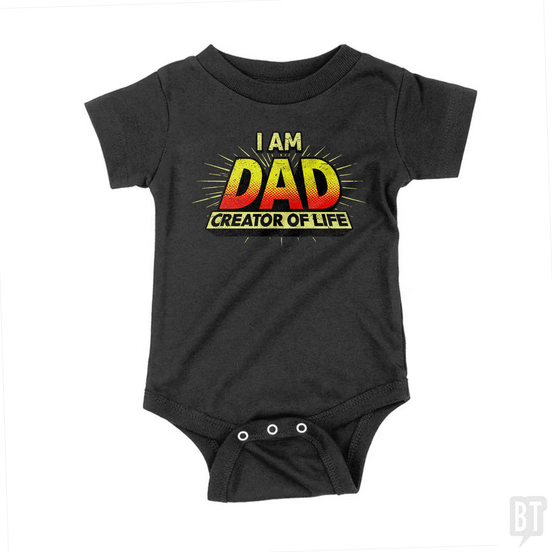 Dad - Creator of Life Baby One-Piece
