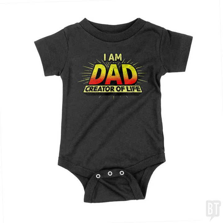 Dad - Creator of Life Baby One-Piece