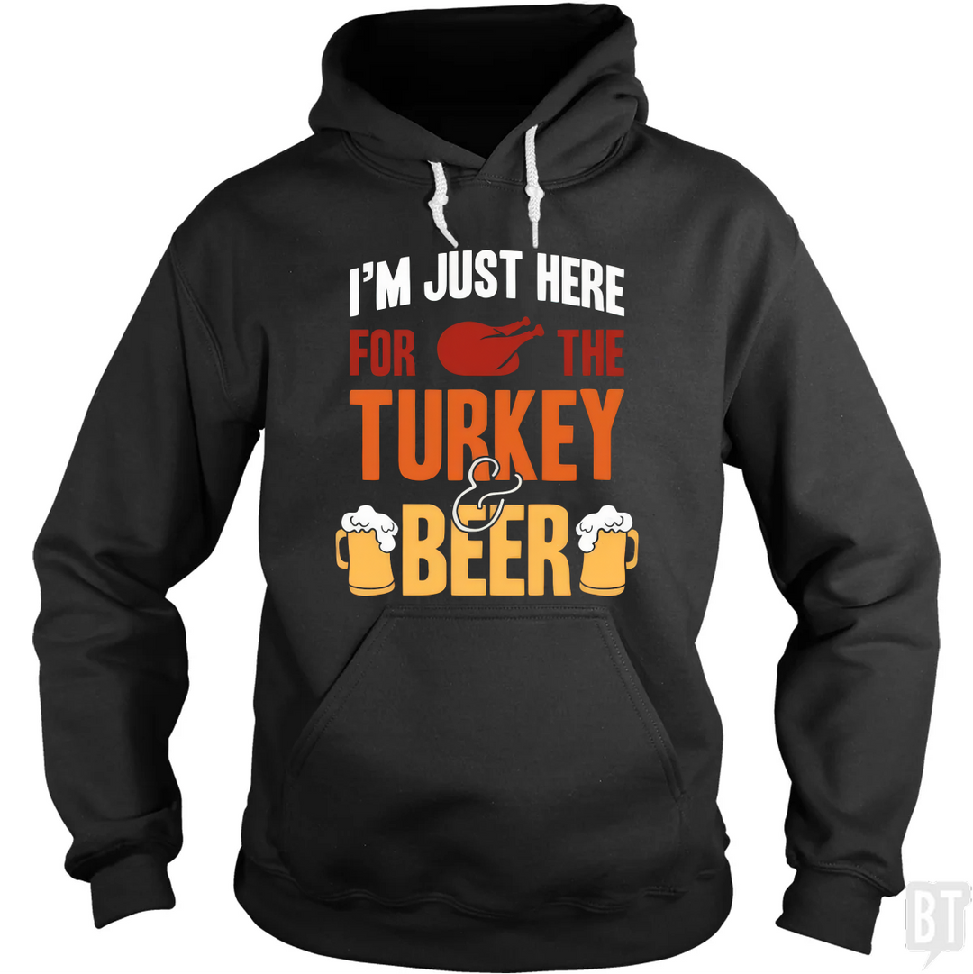 Turkey And Beer Hoodie