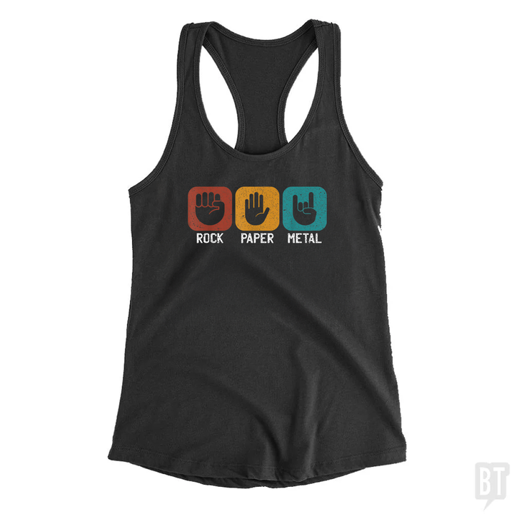 Rock Paper Metal Tank Top