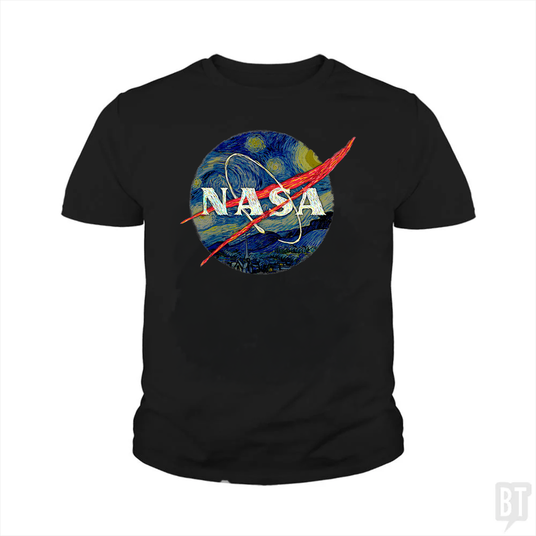 NASA Starry Night Kids Shirt