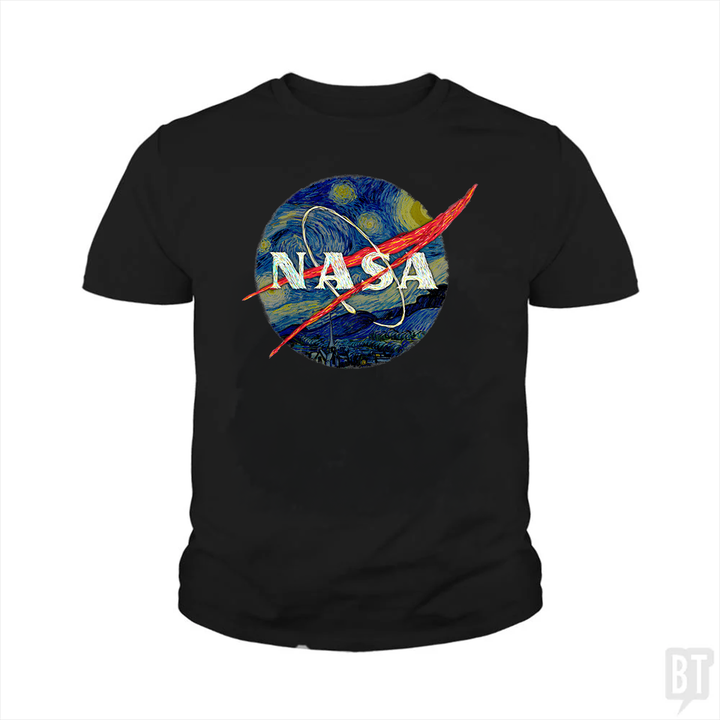 NASA Starry Night Kids Shirt