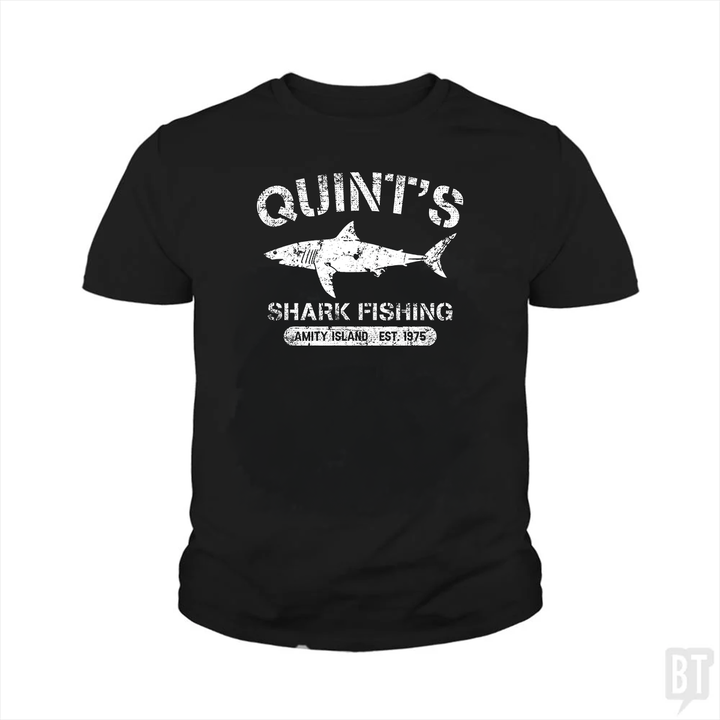 Quint's Shark Fishing Kids Shirt