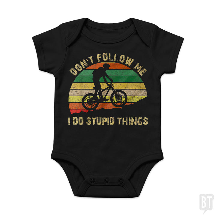Funny Mountain Bike Baby One-Piece