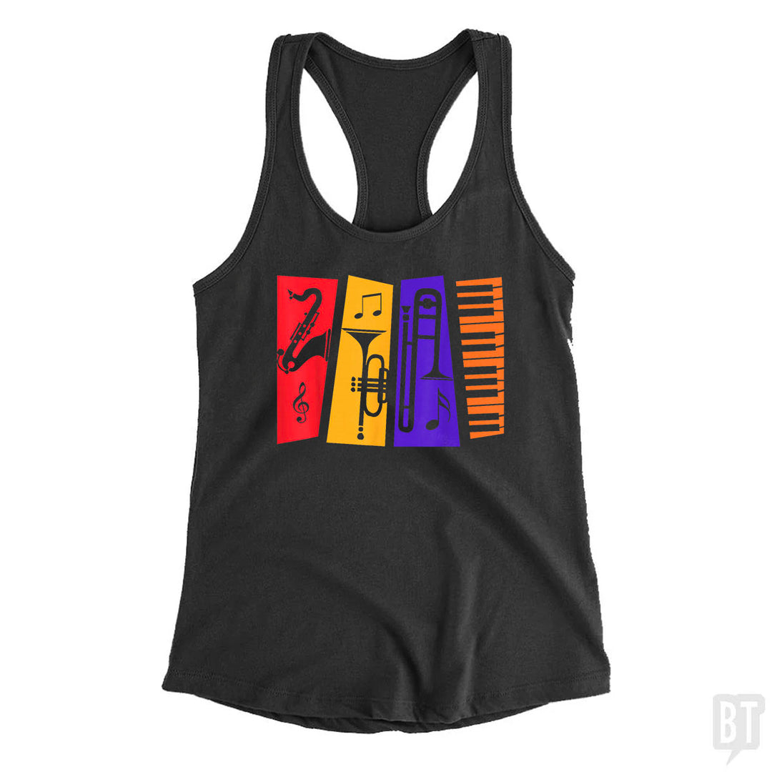 Jazz Music Tank Top