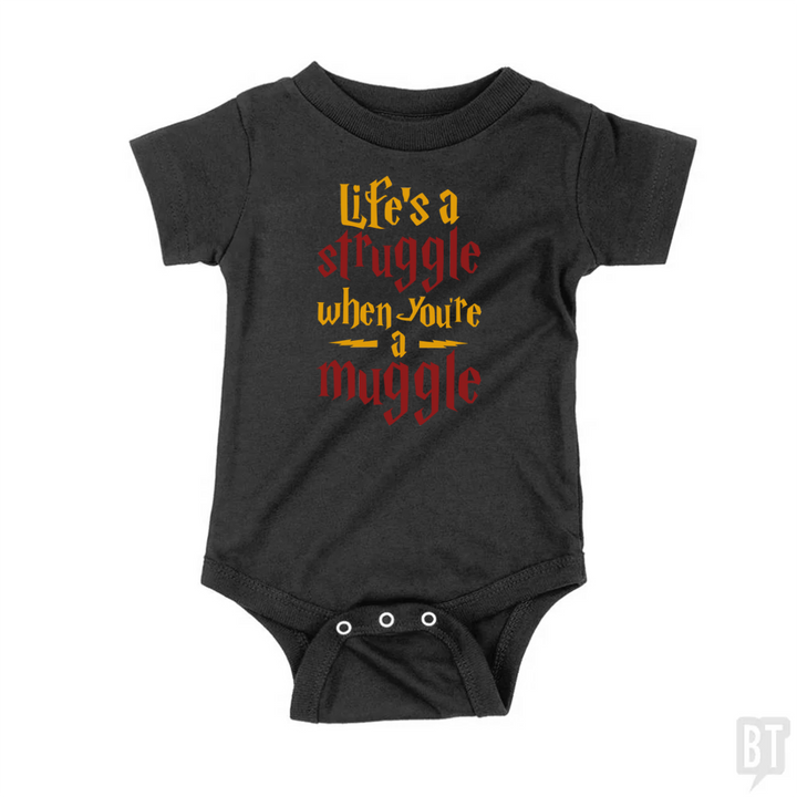 Muggle Struggle Baby One-Piece