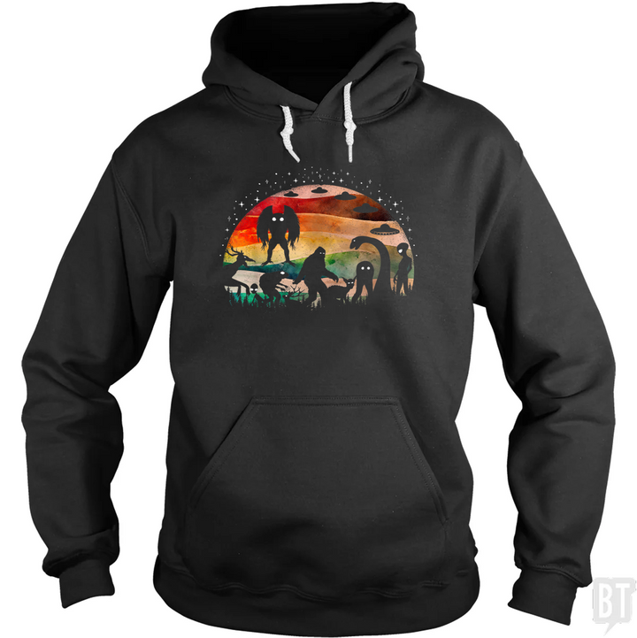 Cryptid Funny Bigfoot Hoodie