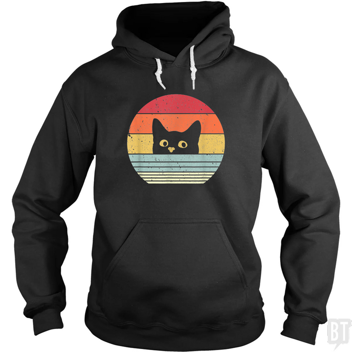 Cat Retro Style Hoodie