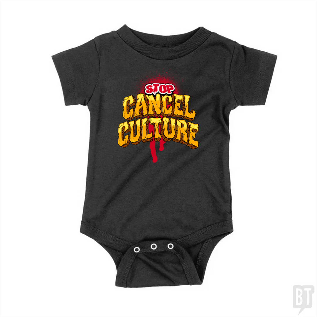Stop Cancel Culture Baby One-Piece