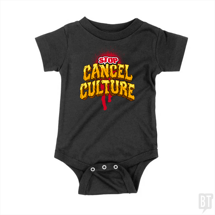 Stop Cancel Culture Baby One-Piece