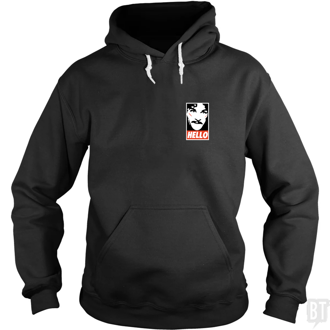 Hello Left Chest Hoodie