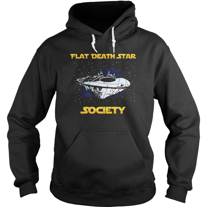 Flat Death Star Society Hoodie