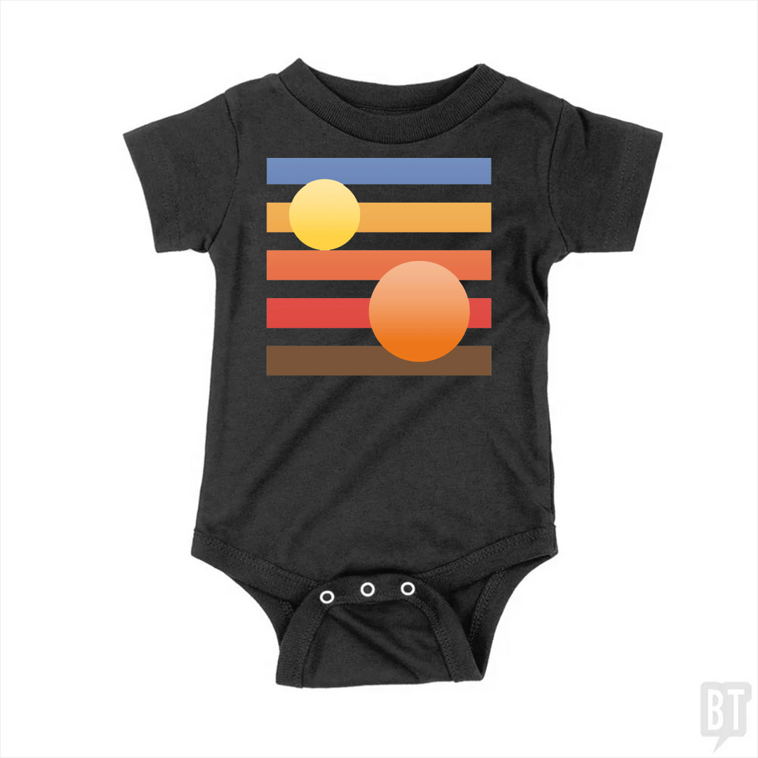 Artistic Tatooine Baby One-Piece