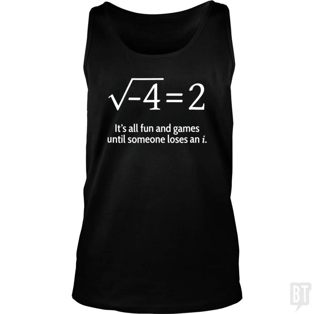 Funny Math Tank Top