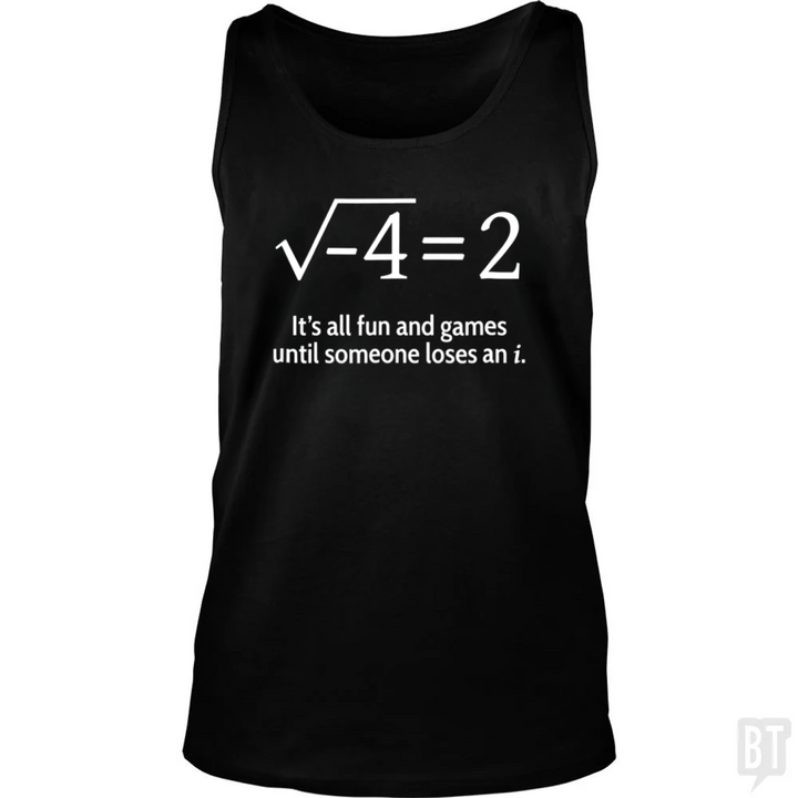Funny Math Tank Top