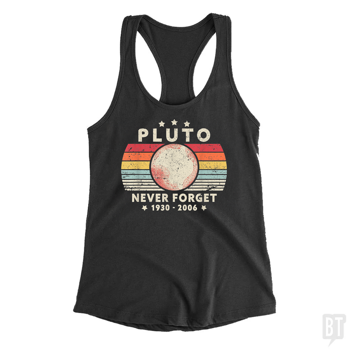 Never Forget Pluto Tank Top