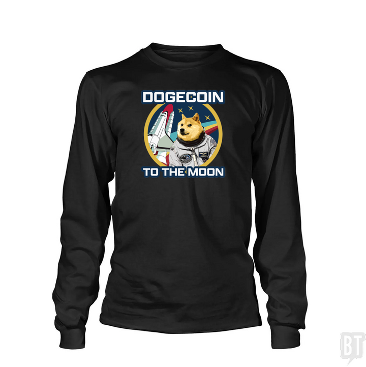 Dogecoin to the Moon Long Sleeve