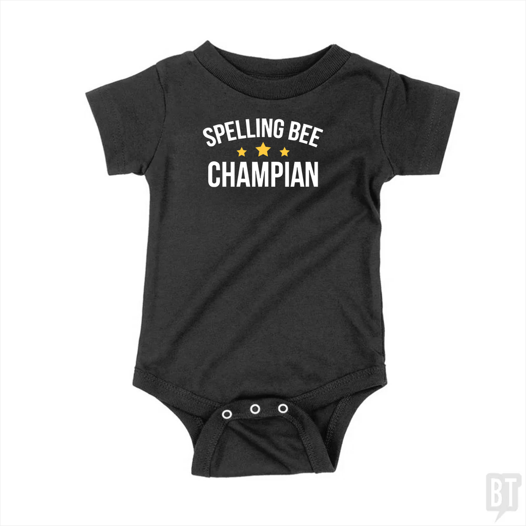 Spelling Bee Champion Baby One-Piece
