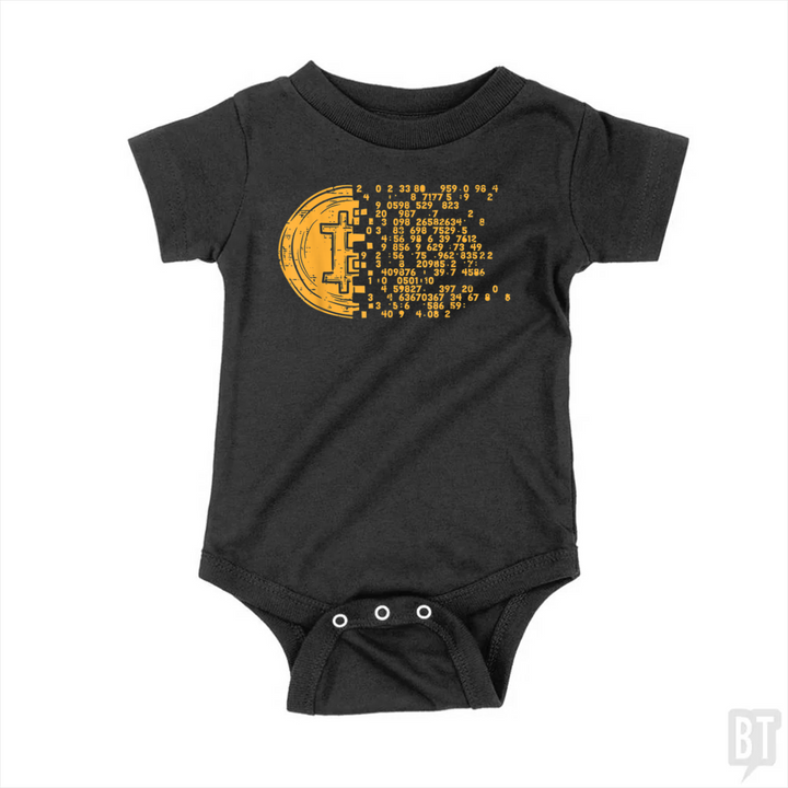 Bitcoin Digital Baby One-Piece