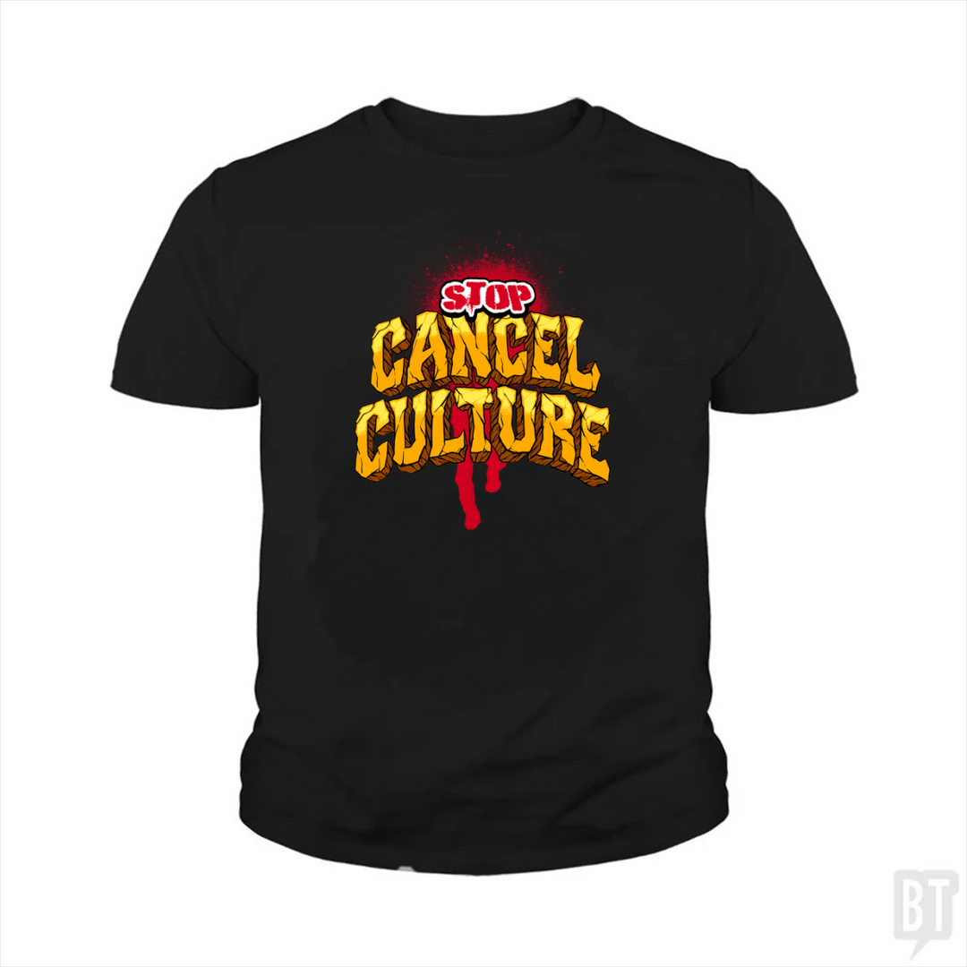 Stop Cancel Culture Kids Shirt