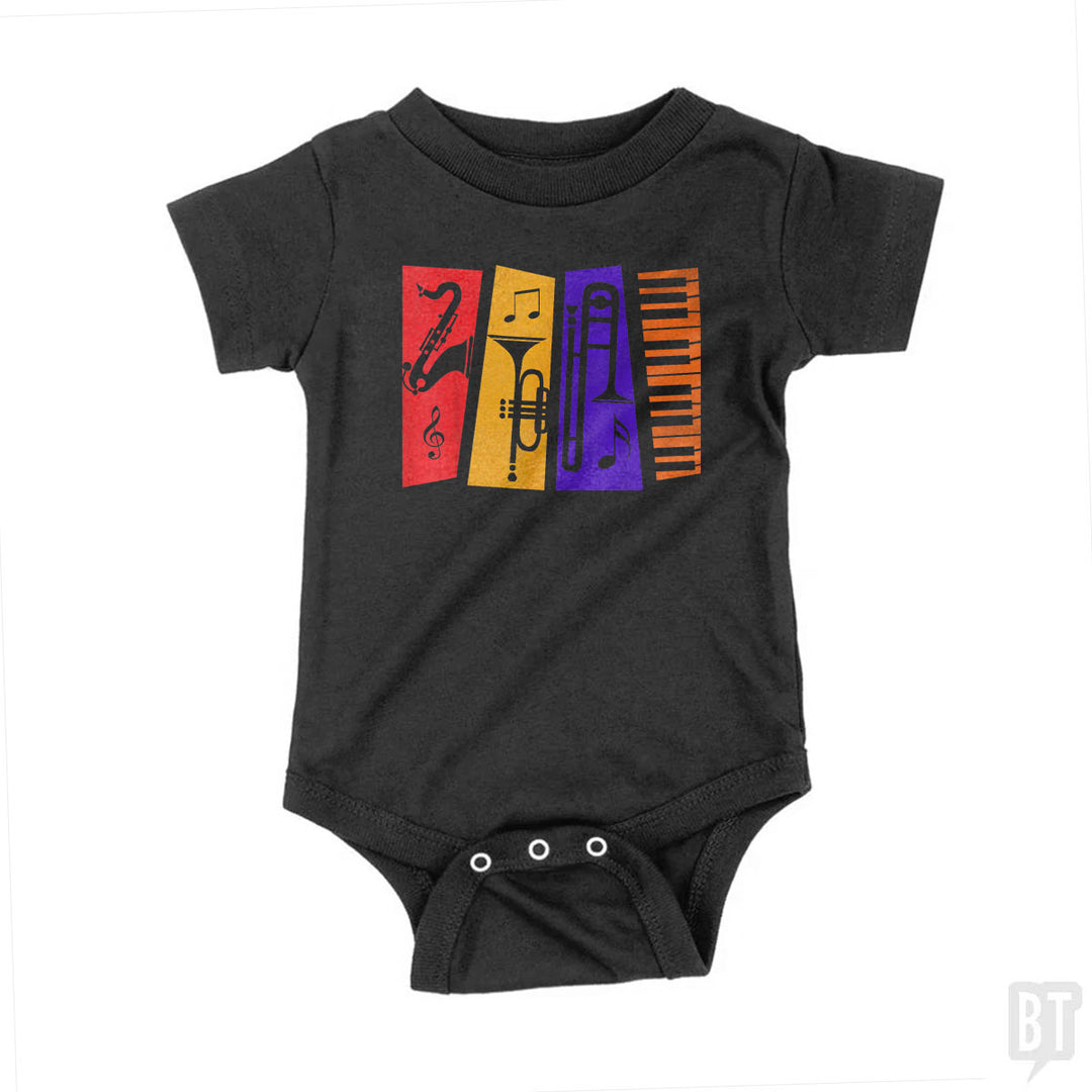 Jazz Music Baby One-Piece